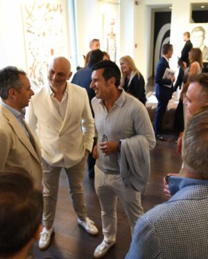 Luís Figo Instagram - Yesterday was the Launch of the brand collection SS24 @luisfigobrand  during the Milan fashion week. Thks to everyone for joining me in this special day. A dream that came true ⭐️⭐️⭐️