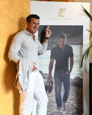 Luís Figo Instagram - Yesterday was the Launch of the brand collection SS24 @luisfigobrand  during the Milan fashion week. Thks to everyone for joining me in this special day. A dream that came true ⭐️⭐️⭐️