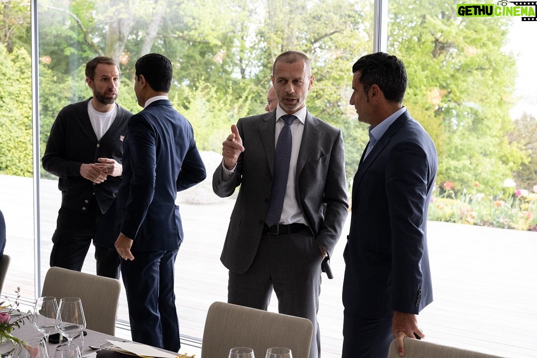 Luís Figo Instagram - The UEFA Football Board held its inaugural meeting at the House of European Football in Nyon, Switzerland, reflecting on various topics, including the Laws of the Game and refereeing matters such as the line of intervention, VAR, the handball rule and player behaviour.