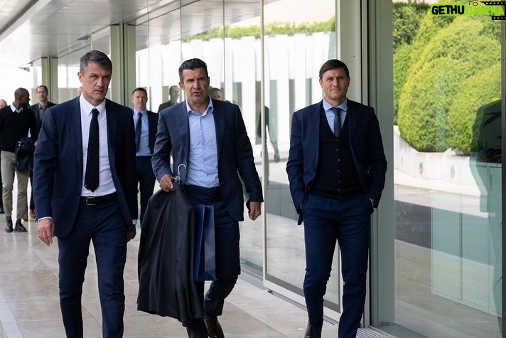 Luís Figo Instagram - The UEFA Football Board held its inaugural meeting at the House of European Football in Nyon, Switzerland, reflecting on various topics, including the Laws of the Game and refereeing matters such as the line of intervention, VAR, the handball rule and player behaviour.