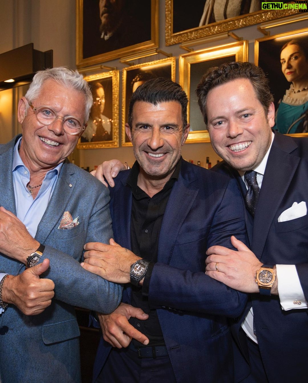Luís Figo Instagram - Nice to see so many friends at the launch of the new @hublot Madrid Limited Edition Madrid, Spain