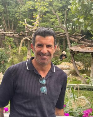 Luís Figo Instagram - Kung Fu and the Panda 😅😜✨👌