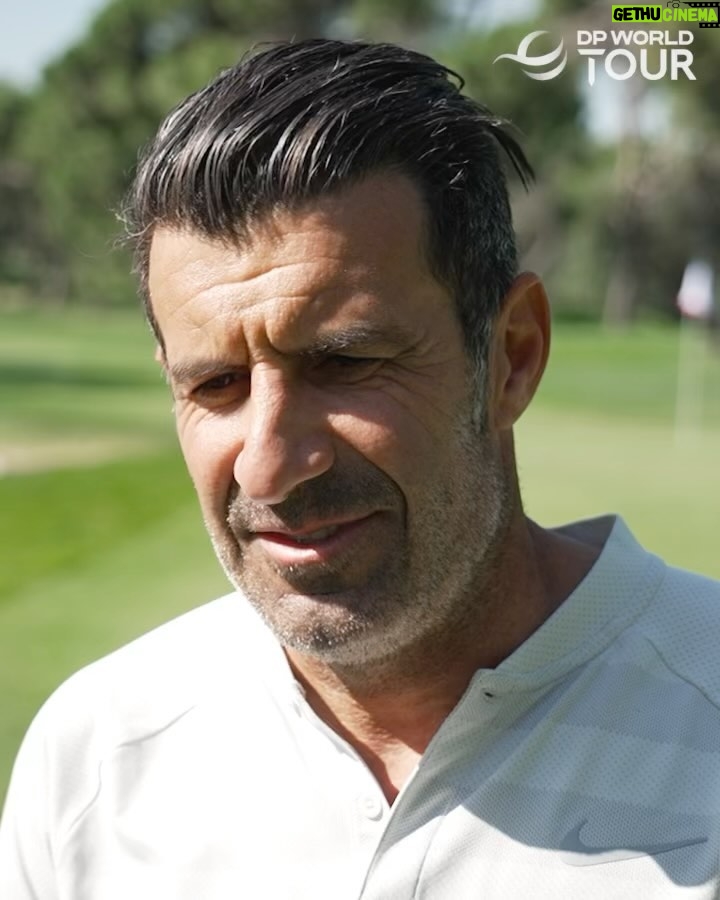 Luís Figo Instagram - @luis__figo talking golf, Ryder Cup & David Beckham ⛳️ #AccionaOpen Club de Campo Villa de Madrid