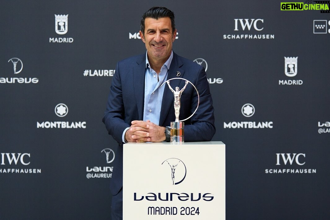 Luís Figo Instagram - Congratulations to all the nominees for the 2024 laureus awards. @laureussport 👏🙌👌 Madrid, Spain
