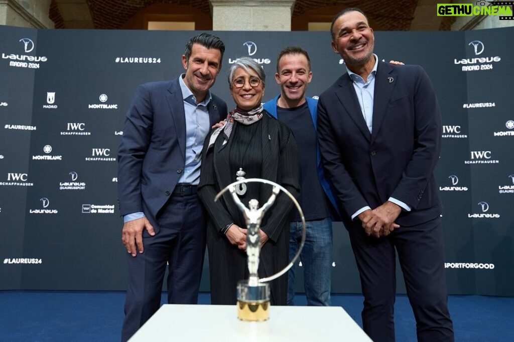 Luís Figo Instagram - Congratulations to all the nominees for the 2024 laureus awards. @laureussport 👏🙌👌 Madrid, Spain