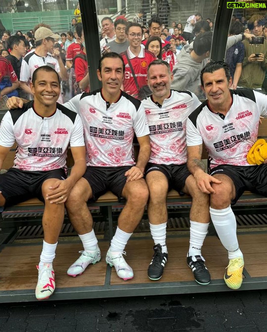 Luís Figo Instagram - The first Legends game of 2024 was in Hong Kong 🇭🇰⚽️