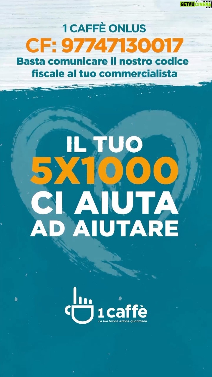 Luca Argentero Instagram - Sai che con 1 Caffè Onlus il tuo 5x1000 vale il sostegno a 52 meravigliose realtà no profit italiane ogni anno? ☕️ Ed è per questo che abbiamo bisogno della tua scelta: un piccolo gesto che a te non costa nulla ma che può, davvero, fare la differenza! ❤️ Devolvi il tuo 5x1000 a 1 Caffè Onlus e AIUTACI AD AIUTARE! Basta indicare il nostro codice fiscale ➡️ 97747130017 ⬅️ al tuo commercialista per la dichiarazione dei redditi! ✍🏻 GRAZIE! ❤️ #5x1000#1caffeonlus#donare#dono#noprofit#charity#beneficienza#commercialista#730#dichiarazionedeiredditi