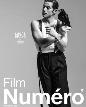 Lucas Bravo Instagram - Thank you @numero_netherlands 

Photographer: @kosmaspavlos
Stylist: @laurentdombrowicz
Model: @lise.bosch 
Hair: @eduardobravohair Make-up: @MariaOlssonusing 
Set designer: @jimmecloo
Photo assistants: @lukejohnsonphotographic 
Fashion assistant: Julian Desouvigny 
Editor: @timiletonja
Interview: @janaletonja