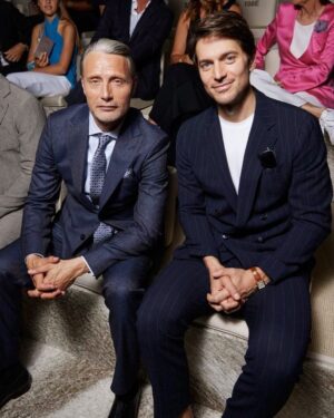 Lucas Bravo Instagram - Milano & @giorgioarmani