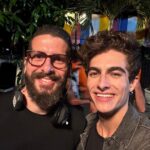 Lucas Burgatti Instagram - Ganhei um presente que foi contracenar com esse elenco incrível e poder curtir muito durante um mês e meio de gravação que passou rápido demais por sinal. O filme está lindo graças a todo esse time. E obrigado @panoramica_filmes por confiar a mim esse personagem tão incrível que pude viver ❤️ Diggy e @tudoporumpopstar2 vem aí pessoal 🎸🎬🪩