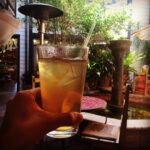 Lucas Jade Zumann Instagram - Mango vanilla iced tea The Green Temple Veggie Place