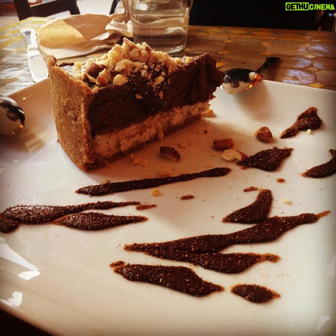 Lucas Jade Zumann Instagram - THE best vegan cake I've ever had... The Green Temple Veggie Place