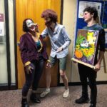 Lucas Jade Zumann Instagram - The Joker, Bob Ross, and his lonely easel. Happy Halloween everyone 🎃