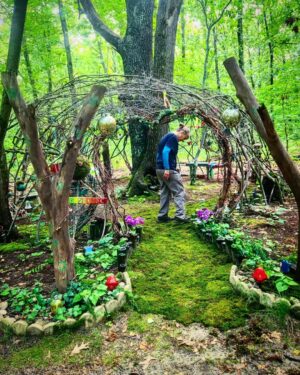 Lucas Jade Zumann Instagram - living in the forest. 
building shelves and transplanting moss...