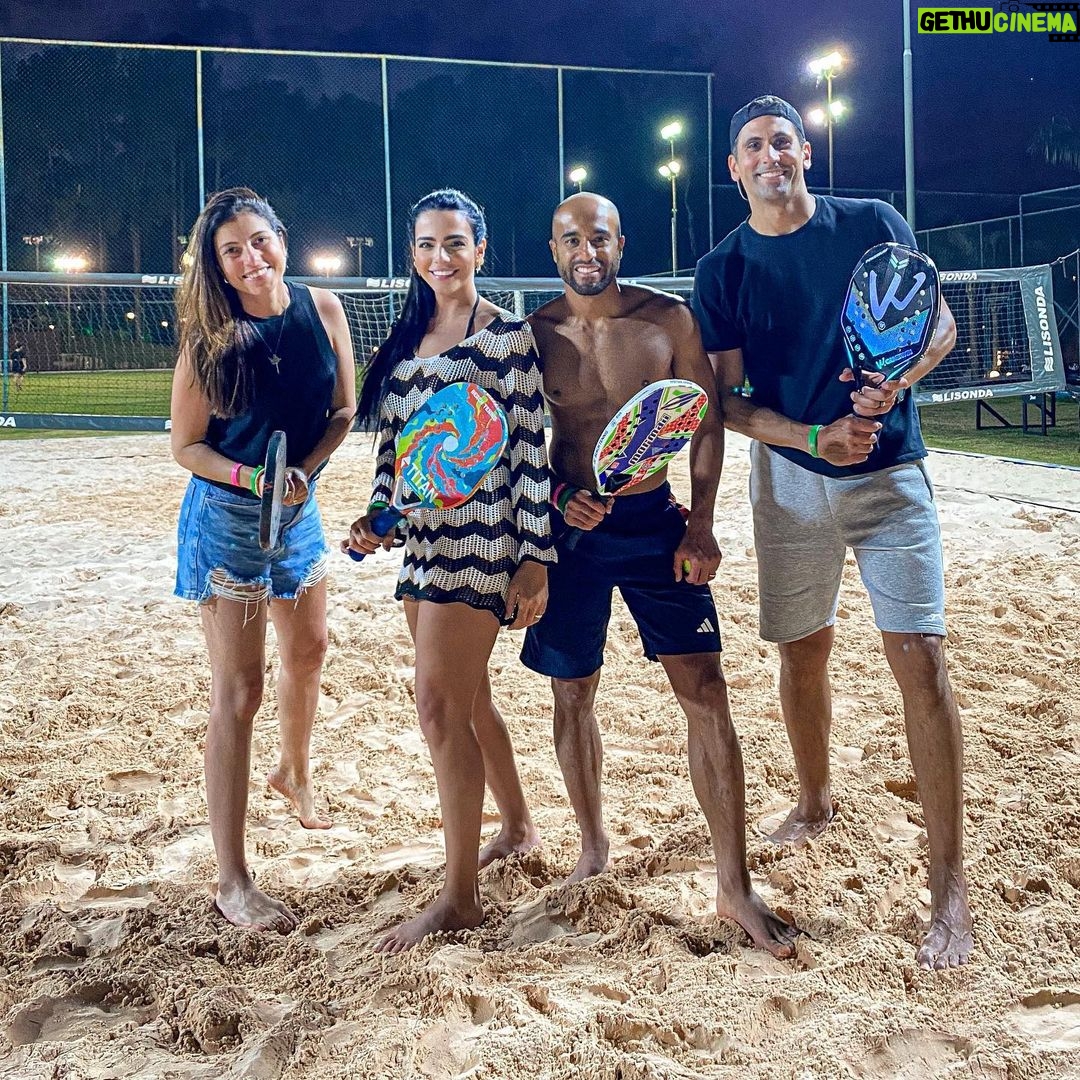 Lucas Moura Instagram - 😅❤️ #beachtennis #mavsaresort Mavsa Resort Hotel - Cesário Lange