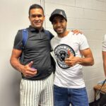 Lucas Moura Instagram - Que honra fazer parte de um evento fantástico como esse, junto com ídolos que cresci assistindo e tanto admiro. Glória a DEUS por me proporcionar momentos como esse. Muito obrigado @r.alves33 pelo convite e todo suporte aqui em Orlando, você é top. Obrigado a todos pelo carinho. @tbgame.official #Orlando #thebeautifulgame Orlando, Florida - Usa