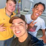 Lucas Santos Instagram - esse #tbt tem pra todos os gostos o loirin, o pretin e o morenin 🤭🤪 vem pra @odontojoy vc também 💙