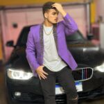Lucas Santos Instagram - O segredo para se conquistar é definir aquilo que se quer, grandes coisas vem com o tempo! Festa da Vavá EUPHORIA total 🎉💜💜💜 Blazer: @mauriciodistefano / @tidyoficial