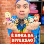 Luccas Neto Instagram - Papais e mamães, o momento tão aguardado chegou! Os brinquedos dos aventureiros já estão disponíveis no combo do King Jr! E podem ser encontrados no BK mais próximo de você! #publi @burgerkingbr
