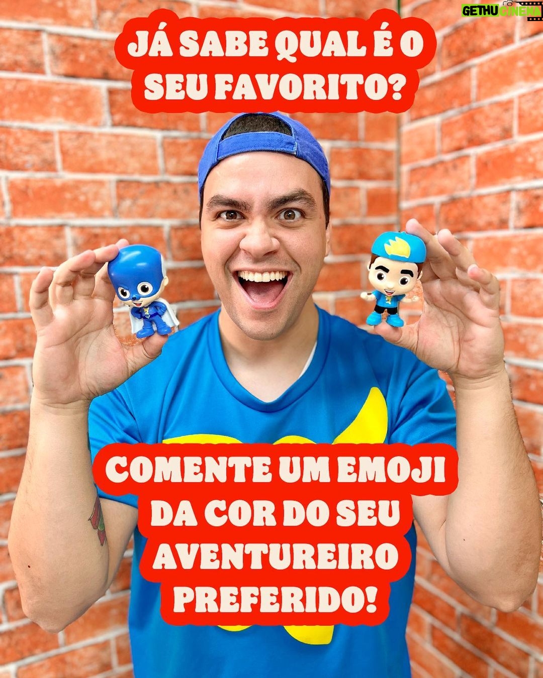 Luccas Neto Instagram - Papais e mamães, o momento tão aguardado chegou! Os brinquedos dos aventureiros já estão disponíveis no combo do King Jr! E podem ser encontrados no BK mais próximo de você! #publi @burgerkingbr