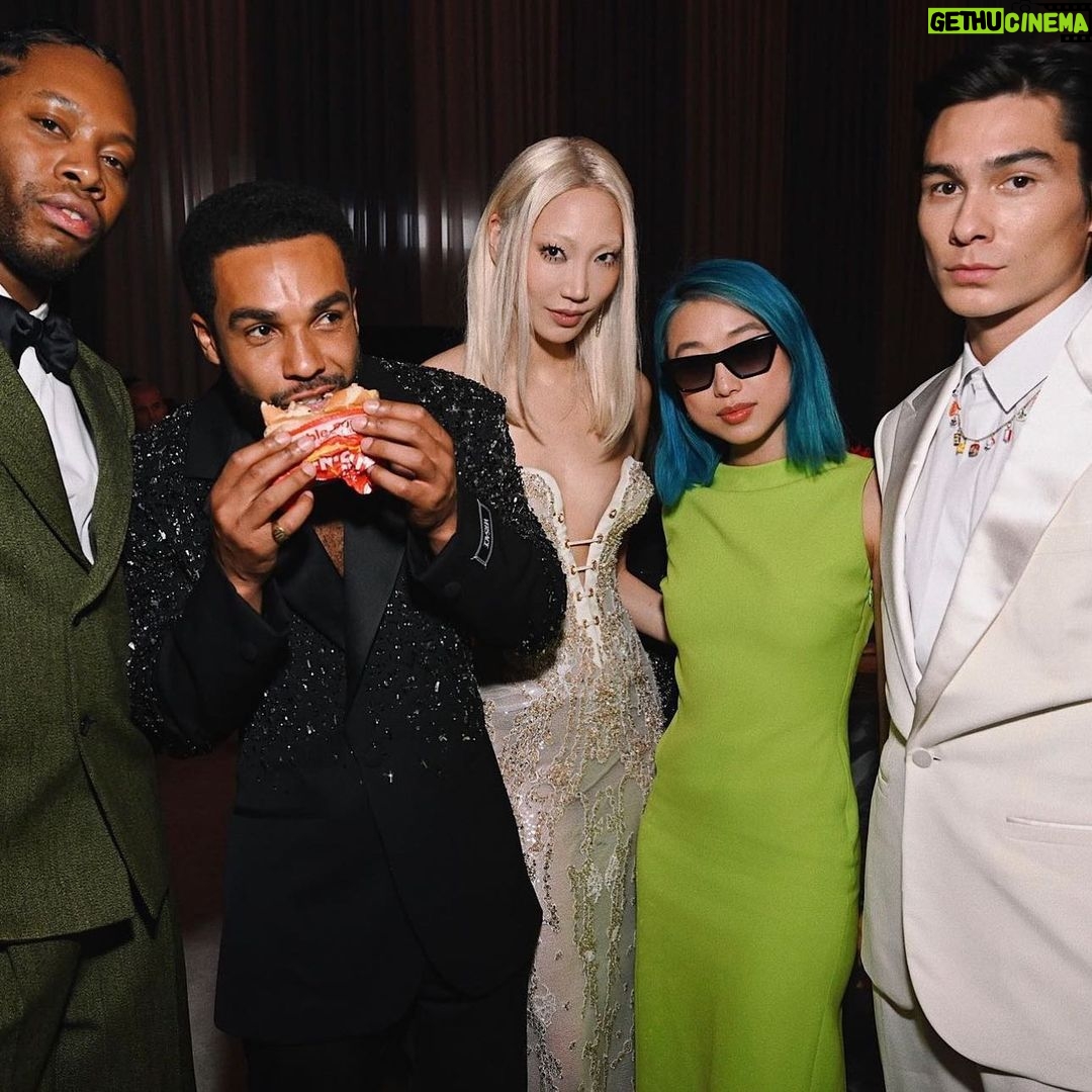 Lucien Laviscount Instagram - To Sir @eltonjohn, thank you for being the legend that you are and for continuing to do such amazing and inspiring work @ejaf