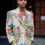 Lucien Laviscount Instagram - Honour to 💧 in one of @virgilabloh last pieces while taking NYC last week! @louisvuitton @netflix @emilyinparis New York, New York
