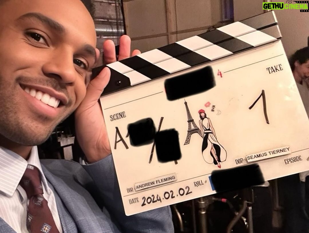 Lucien Laviscount Instagram - 💡🎥 ACTION @emilyinparis Season 4!!! Paris,France
