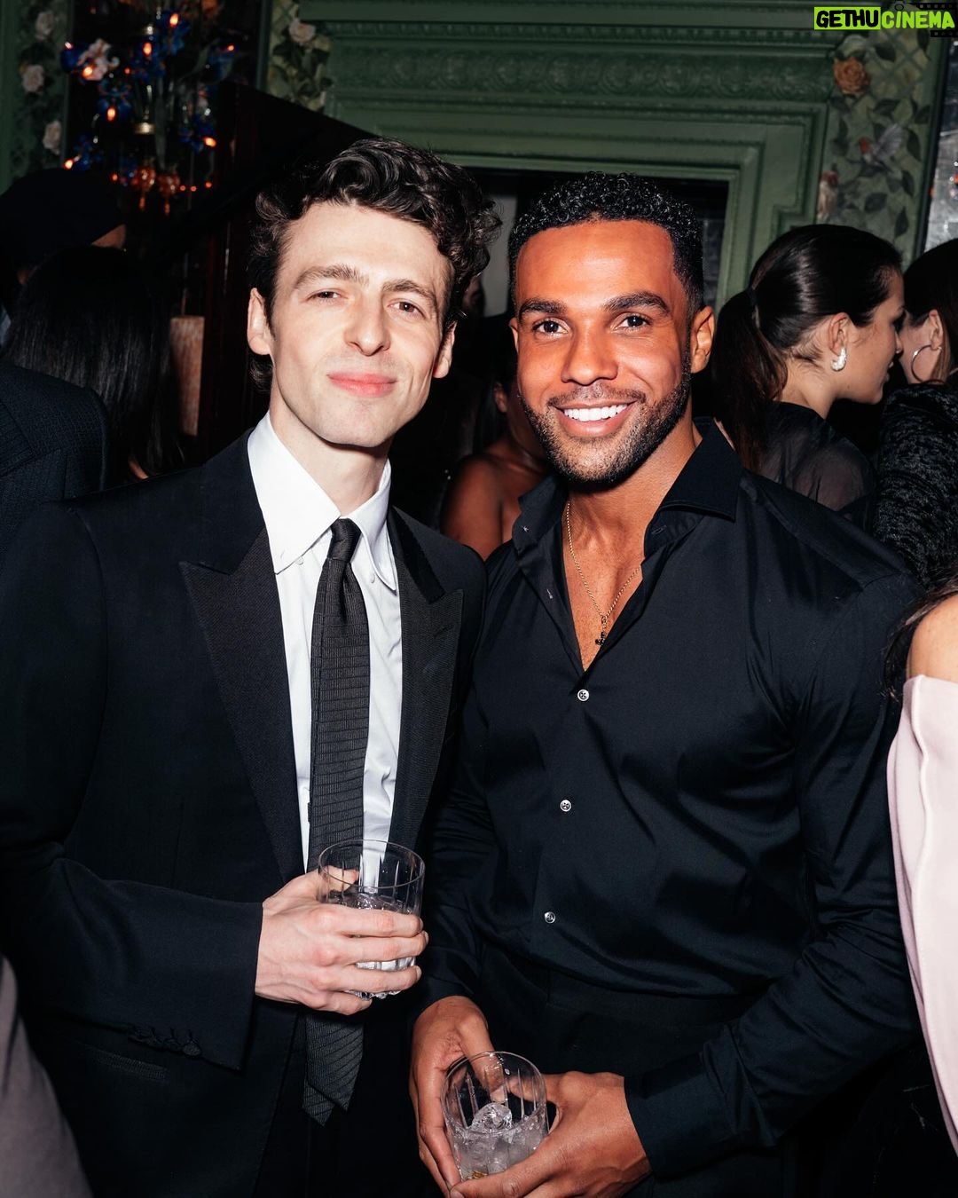 Lucien Laviscount Instagram - Thank you @chiomannadi & @britishvogue for such an incredible evening with these special people ✨✨✨ Annabel's