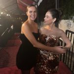 Lucy Hale Instagram – @vanityfair last night 🩷 #vfvanities 
And I got to see cutie @baileemadison who is more effervescent than ever !!

@mollyddickson 
@oscardelarenta 
@kdeenihan 
@bridgetbragerhair 
✨