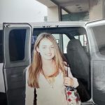 Lucy Hale Instagram – found this photo from when I was 14. It was my first time in LA in 2003 for American Juniors. My mom took this right when we got to the hotel from LAX. Holy time warp & Abercrombie outfit 🥹 Slide for @katelyntarver