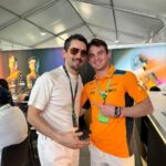 Luis Gerardo Méndez Instagram - Viejos amigos, socios, nuevas amistades y pérdida auditiva de alta frecuencia cortesía de la F1. Good times. Number 1, yes, I go fast. 🏁