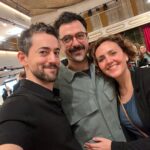 Luis Gerardo Méndez Instagram - Noche de estreno. Orgullo y emoción de ver triunfar a @pachemor y @lapuravariedat en el teatro alemán. Molière, amigues querides y celebrar desde el piso. Glückwunsch @baslercompagnie & @theaterbasel! Theater Basel