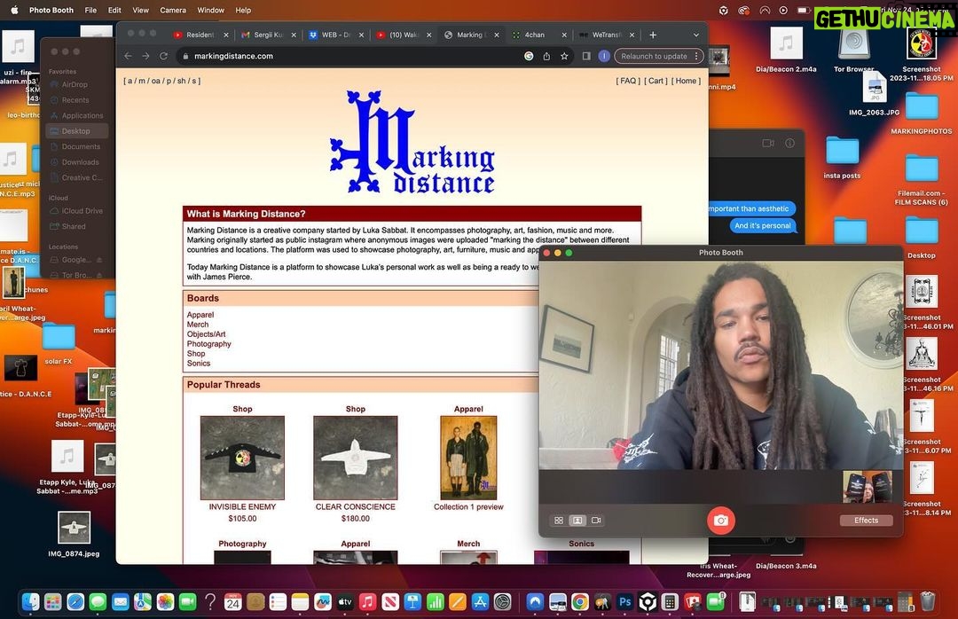 Luka Sabbat Instagram - MarkingDistance.com is now live. I will be constantly updating website with new content. Photography, art, merchandise, clothing, music and much more. The Chateau capsule collection is also live. Link in bio. Take your time going through the site and enjoy :) welcome to the world of marking <3 Internet