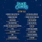 Luke Combs Instagram - Here it is - the full track list for my new album Gettin’ Old - out March 24! #lukecombs