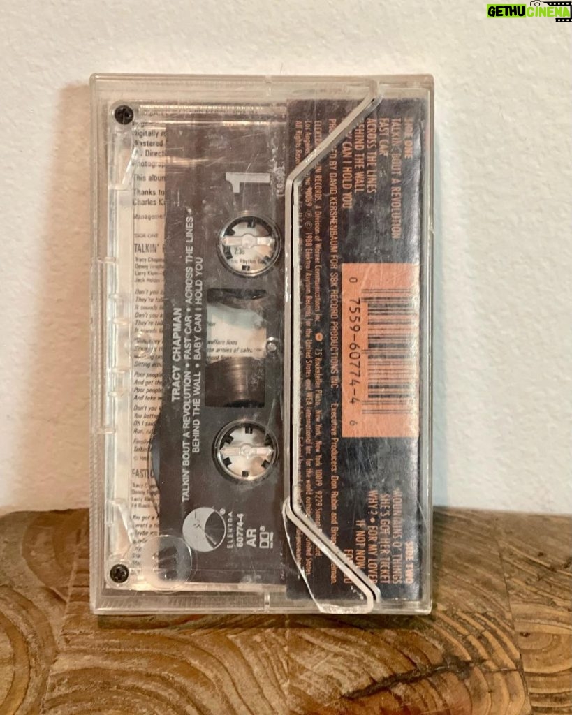 Luke Combs Instagram - Found THE cassette my dad first played Tracy Chapman’s “Fast Car” on for me when I was a kid!