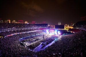 Luke Combs Instagram - This weekend is hard to put into words so I won’t even try. Nashville, we love ya! 📸: @davidbergman Nissan Stadium