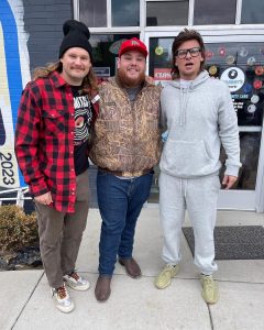 Luke Combs Instagram - A record store employee, a country music singer, and a PR guy @calebpressley @theovon