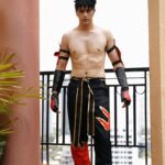 Luke Ishikawa Plowden Instagram - Jin Kazama 風間 仁 👊🏽 #halloween #tekken