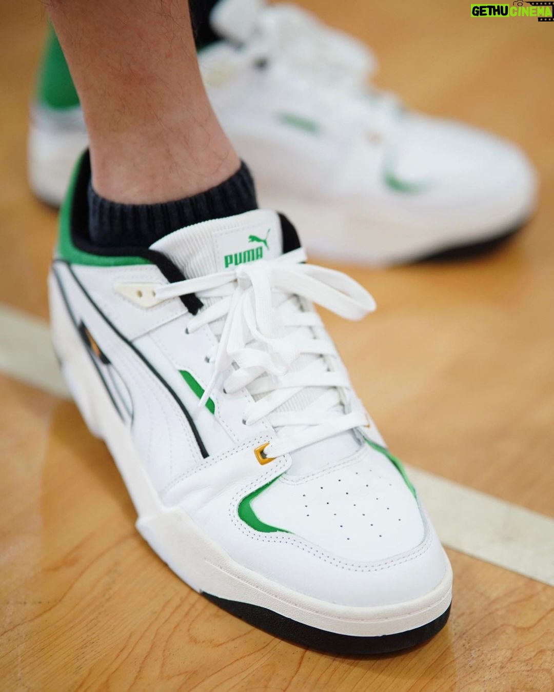 Luke Ishikawa Plowden Instagram - Bring the positive vibe to the court gem-inspired color windbreaker & hoodie from PUMA x KOCHE and elevated evolution of PUMA’s ‘80s basketball classic kicks with #PumaSlipstreamBball #PumaThailand
