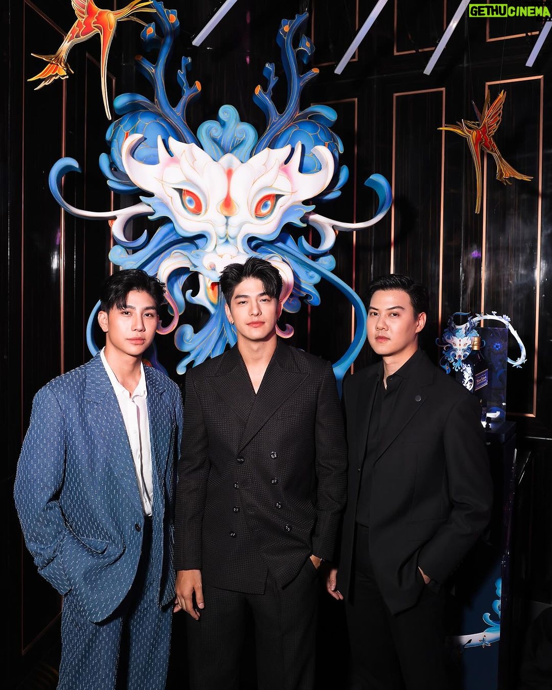 Luke Ishikawa Plowden Instagram - Embark on a journey of senses at Park Hyatt Bangkok‘s Depth of Blue Room, where the Johnnie Walker Blue Label Lunar New Year Limited Edition comes to life with a contemporary dragon design by the renowned artist James Jean, welcoming the Chinese New Year with elegance. #JWBlueLabel #DepthofBlueBKK #DrinkResponsibly _________________________