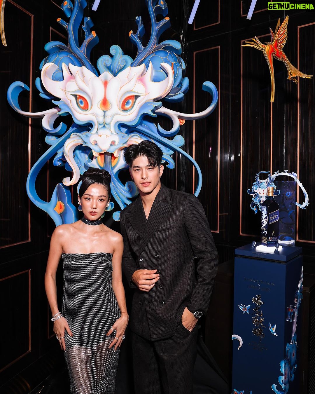 Luke Ishikawa Plowden Instagram - Embark on a journey of senses at Park Hyatt Bangkok‘s Depth of Blue Room, where the Johnnie Walker Blue Label Lunar New Year Limited Edition comes to life with a contemporary dragon design by the renowned artist James Jean, welcoming the Chinese New Year with elegance. #JWBlueLabel #DepthofBlueBKK #DrinkResponsibly _________________________