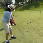 Luke Ishikawa Plowden Instagram - พาพ่อแม่ไปออกรอบ ⛳️ Enjoy kub 🤣☺️ Alpine Golf and Sports Club