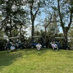 Luke Ishikawa Plowden Instagram - พาพ่อแม่ไปออกรอบ ⛳️ Enjoy kub 🤣☺️ Alpine Golf and Sports Club