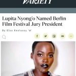 Lupita Nyong'o Instagram - Excited to announce that I have been named Jury President for the upcoming Berlin Film Festival! @berlinale