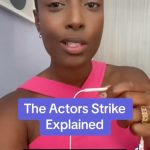 Lupita Nyong'o Instagram - Wondering why 160,000 @sagaftra actors are on strike? Here is an eye-level explanation from @chescaleigh with @msdanifernandez and @thenassersamara explaining what’s at stake 🙌🏿. The #SAGAftraStrike is in effect to support the rights of the thousands of actors (and writers in #WGAStrike) who are advocating for a more just, liveable system in our industry. This is not about getting the most, it’s about basic worker rights and transparently determining the fair value of the contributions of the many in accordance with the economic and technological changes of our times.
