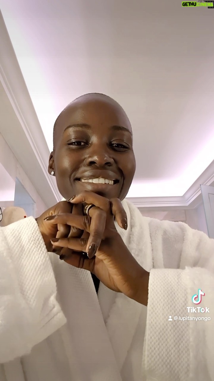 Lupita Nyong'o Instagram - My first #GetReadyWithMe! Heading to a dinner party in Paris and bringing you along for my #GRWM process with my makeup artist @nickbarose. All products included in video text! #grwmroutine #makeup #grwmmakeup #paris 🎶: Vibes by ZHRMusic