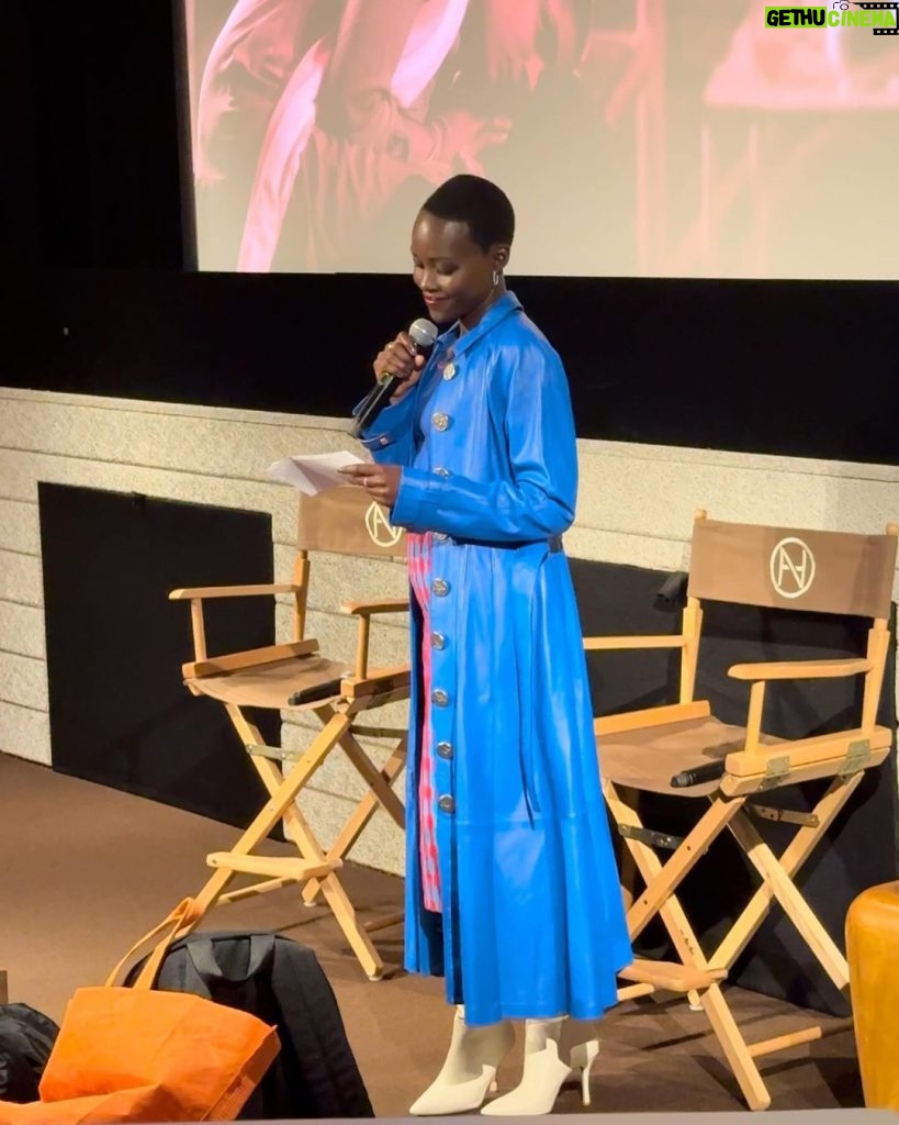 Lupita Nyong'o Instagram - Another screening on the books for our beloved film #GoodbyeJulia. Thanks to everyone that came out to @NeueHouse to support! It’s so inspiring to hear everyone’s reactions to this important film. After the screening, I had the chance to sit with writer and director, @mohamed_kordofani to delve a little deeper into the film. I signed on to be the executive producer after the film was made, so it was wonderful to hear about the process of making the film, from how he chose the cast to what drove him to tell this story. #GoodbyeJulia is a cinematic gem that will continue to reach the hearts and minds of people all over the world. Have you seen it yet? #FYC #ForYourConsideration @mohamed_kordofani @amjad.abu.ala @ambientlightfilm @micaela @debeersofficial @vernonfrancois @Grace_pae @toryburch @jonathancohenstudio