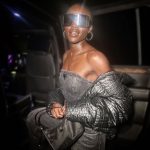 Lupita Nyong'o Instagram - I'll go anywhere to celebrate @davidoyelowo. Congrats to the @lawmenbassreeves team. Everyone, run and go watch this show on @paramountplus! Outfit: @prada or nada Jewelry: @debeers Styled by: @micaela Makeup: @nickbarose