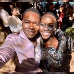 Lupita Nyong'o Instagram - I'll go anywhere to celebrate @davidoyelowo. Congrats to the @lawmenbassreeves team. Everyone, run and go watch this show on @paramountplus! Outfit: @prada or nada Jewelry: @debeers Styled by: @micaela Makeup: @nickbarose