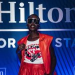 Lupita Nyong'o Instagram - What happens in Vegas stays on the grid 🏎 @Hilton #HiltonPartner #HiltonForTheStay